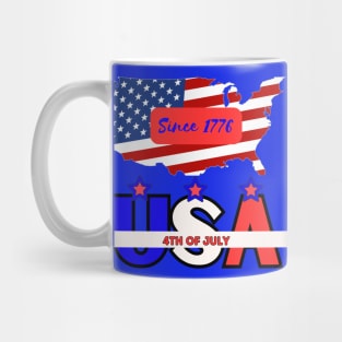 4th of July USA Mug